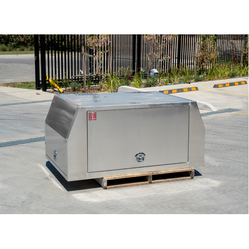 3 Doors 1200mm Flat Plate Aluminium Canopy  - ezToolbox Aluminium Ute Trays, Aluminium Canopies and Alloy Toolboxes