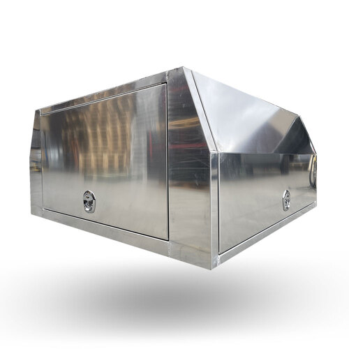 3 Doors 1600mm Flat Plate Aluminium Canopy  - ezToolbox Aluminium Ute Trays, Aluminium Canopies and Alloy Toolboxes