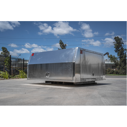 1800mm x 1m High 3 Doors Aluminium Ute Canopy - ezToolbox Aluminium Ute Trays, Aluminium Canopies and Alloy Toolboxes