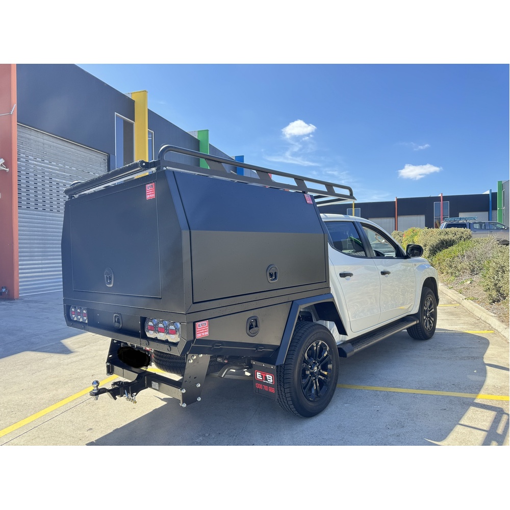 Black or White Tray and Canopy 02 1800 x 1600mm on Sale - ezToolbox Aluminium Ute Trays, Aluminium Canopies and Alloy Toolboxes