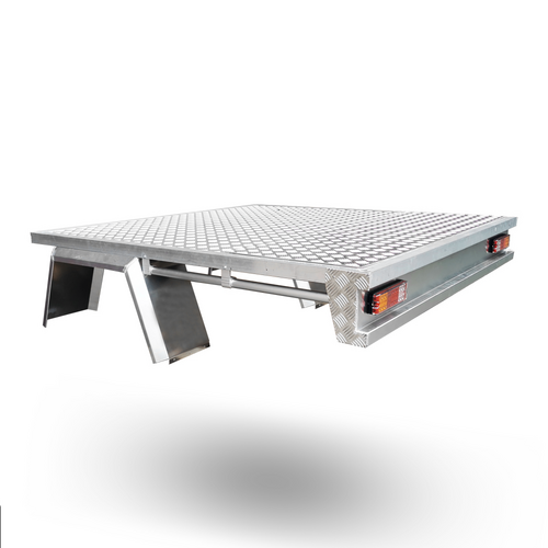 1780W x 1600L mm (Deck Only) Premium Tray Aluminium Dual Cab Ute - ezToolbox Aluminium Ute Trays, Aluminium Canopies and Alloy Toolboxes