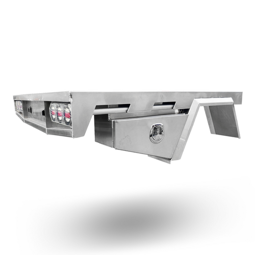 Aluminium Extra Cab UTE  Tray Deck - ezToolbox Aluminium Ute Trays, Aluminium Canopies and Alloy Toolboxes