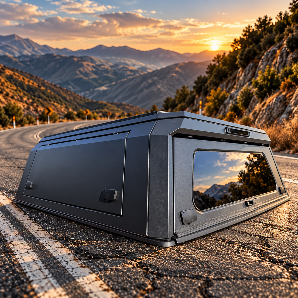Toyota Hilux N90 Tub Aluminium Canopy With Windows - ezToolbox Aluminium Ute Trays, Aluminium Canopies and Alloy Toolboxes