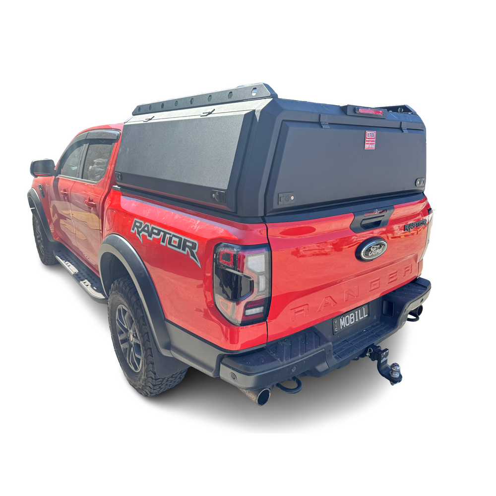 Aluminium Tub Canopy for Nex-Gen Ford Ranger & Amarok 2023+ - ezToolbox Aluminium Ute Trays, Aluminium Canopies and Alloy Toolboxes