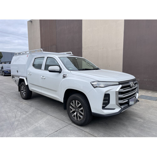 LDV T60 Dual Cab Tray and Canopy Package 2 - ezToolbox Aluminium Ute Trays, Aluminium Canopies and Alloy Toolboxes
